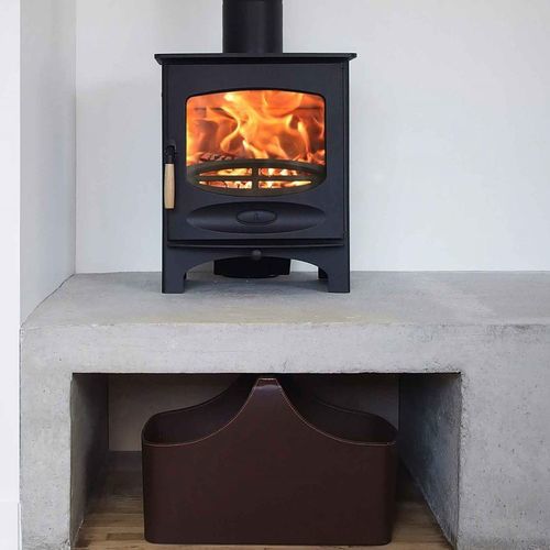 木材采暖炉 - C-Five Duo - CHARNWOOD - 0 - 5 kW / 5 kW...10 kW / 落地式