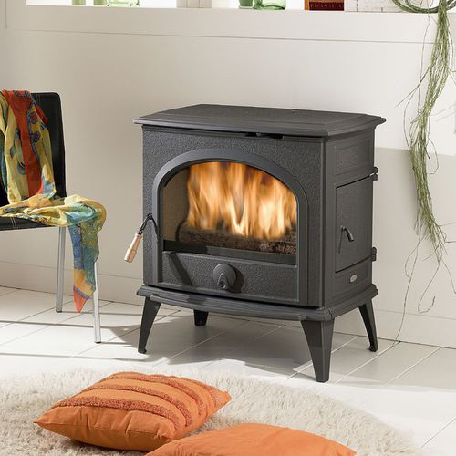 木材采暖炉 - MODERN ANTHRACITE - Cheminées de Chazelles - 11 kW / 现代风格 / 铸铁