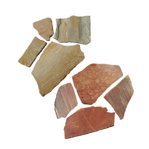 石英岩天然石板 - BRASIL QUARZITE - COLOMBINI S.P.A. - 用于地面 / 粉色 / 黄色