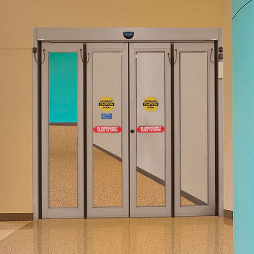 室内门 - SW200i-Fold - ASSA ABLOY Entrance Systems - 金属 / 双向 / 折叠