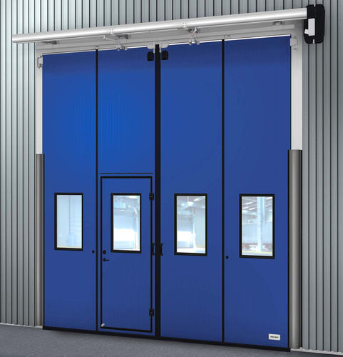 折叠工业门 - FD2050P - ASSA ABLOY Entrance Systems - 金属板 / 自动 / 防风