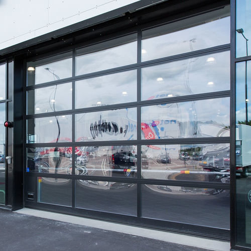 分段工业门 - OH1042FG  - ASSA ABLOY Entrance Systems - 铝制 / 自动 / 防风
