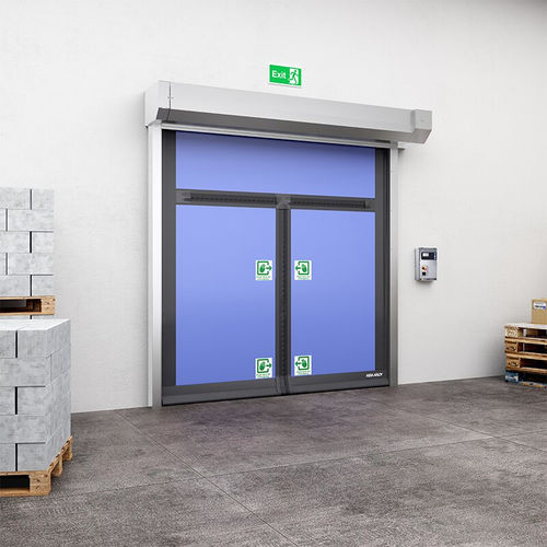 卷帘工业门 - HS90-Series - ASSA ABLOY Entrance Systems - PVC / 自动 / 安全