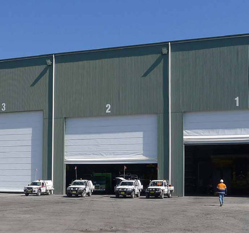 卷帘工业门 - Megadoor VL31-series - ASSA ABLOY Entrance Systems - 钢 / 布料 / 自动