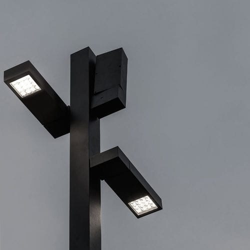 市政路灯 - POLESANO HEAD - DELTA LIGHT - 花园 / 现代风格 / 铝制