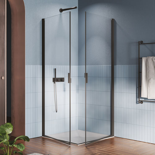 平开淋浴间隔断 - HINGED DOOR + HINGED DOOR B2900 - SAMO - 正方形 / 长方形 / 转角