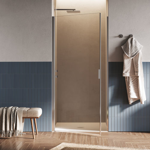 平开淋浴间隔断 - HINGED DOOR B2800 - SAMO - 长方形 / 壁龛式 / 淬火玻璃