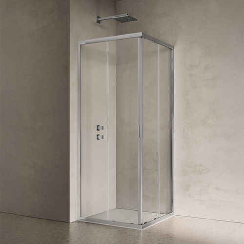 滑动式淋浴间隔断 - COMPLETE SLIDING DOOR CORNER B6412 - SAMO - 转角 / 转角 / 可逆