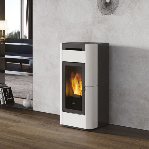 颗粒采暖炉 - TERA H - EDILKAMIN - 5 kW...10 kW / 20 kW...50 kW / 独立式