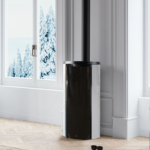 颗粒采暖炉 - CELIA AIR TIGHT C MAGIC - EDILKAMIN - 5 kW...10 kW / 0 - 5 kW / 独立式