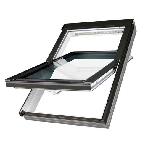 铝制天窗 - PTP-V roof window with increased resistance to moisture - FAKRO/法克罗 - PVC / 销轴 / 双层玻璃