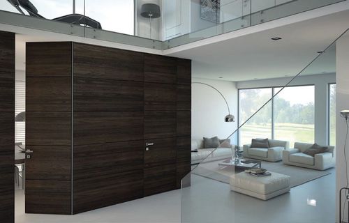 室内门 - Filomuro: tinteggiabile a soffitto rivestita con boiserie - GAROFOLI - 木质 / 平开 / 实心