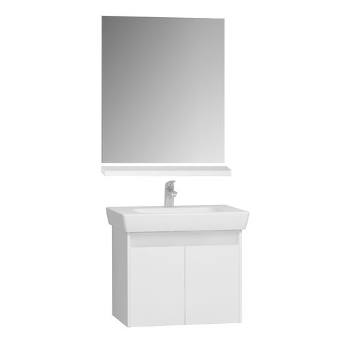 壁挂式台盆柜 - 58901 - VitrA - MDF / 柚木 / 三聚氰胺