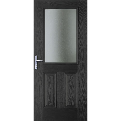 入户门 - CASTLE : TILSBURY - JELD-WEN - GRP / 平开 / 半玻璃
