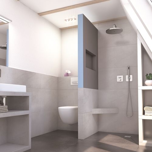 聚苯乙烯建筑板 - SANWELL - wedi GmbH - 墙壁 / 用于浴室 / 用于隔墙