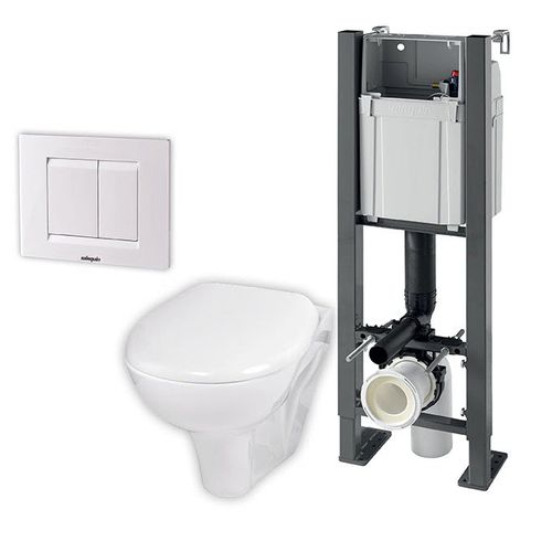 悬挂式马桶安装套装 - COMPACT : 55721108 - WIRQUIN - 用于马桶水箱