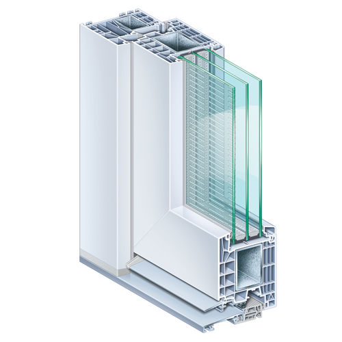 钢门框 - 88 INWARD OPENING - KÖMMERLING - PVC / 隔热