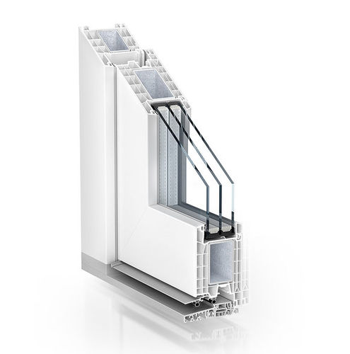 钢门框 - 76 RESIDENTIAL DOOR INWARD OPENING - KÖMMERLING - PVC / 热塑性塑料 / 安全