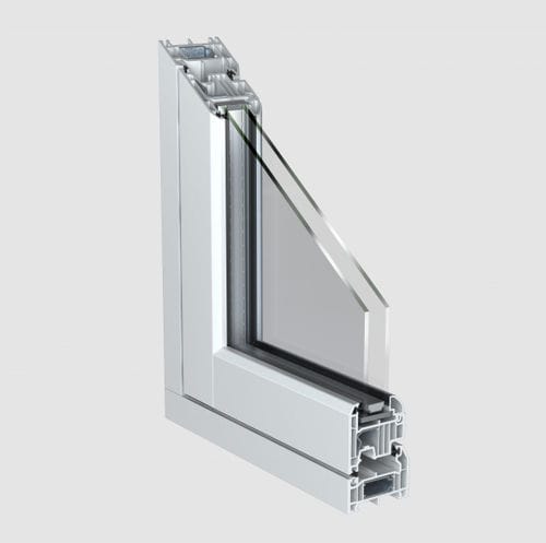 PVC-U窗框 - FLUSH SASH - KÖMMERLING - 安全