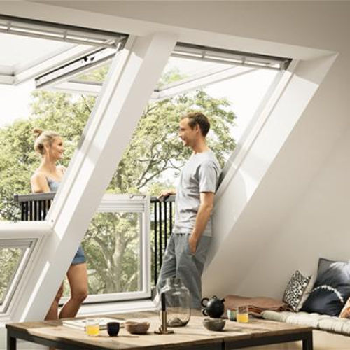 木质天窗 - GDL/GDL MK19 - VELUX/威卢克斯 - 铝制 / 投影式 / 上悬