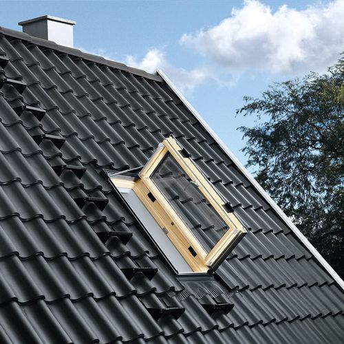 木质天窗 - ACCESS - VELUX/威卢克斯 - 铝制 / 平开 / 双层玻璃