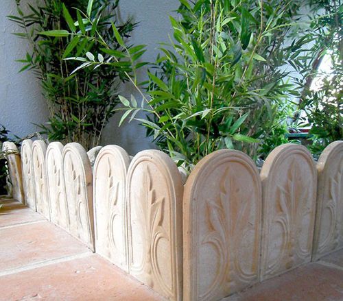 花园花坛石 Border Terres Cuites De Raujolles 赤陶 住宅用 线性