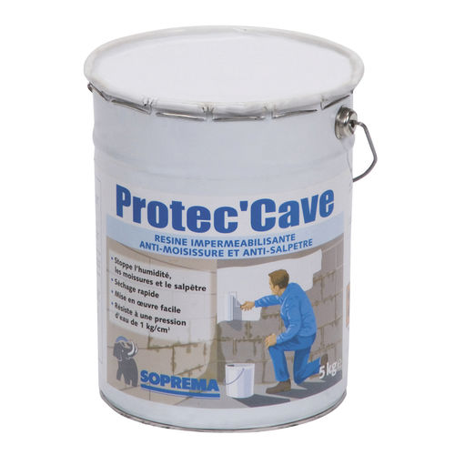丙烯树脂防水材料 - PROTEC'CAVE® - SOPREMA - 用于地基 / 用于石工 / 用于地下室