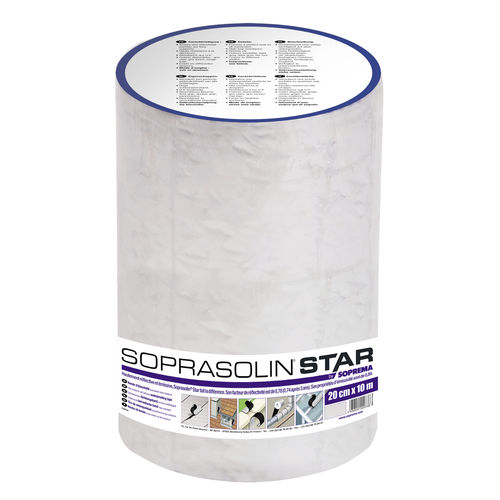 防护防水膜 - SOPRASOLIN® STAR - SOPREMA - 抗冲压 / 用于屋顶 / 带式