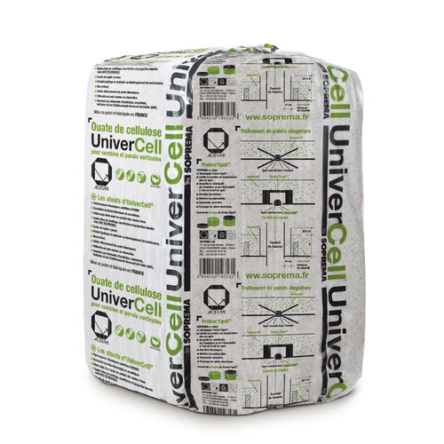 隔热隔音材料 - UNIVERCELL&reg; CONFORT - SOPREMA - 纤维素棉 / 发泡 / 用于阁楼