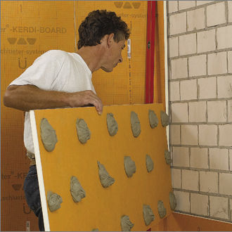 隔热材料 - KERDI-BOARD - Schluter-Systems - 挤塑板 / 硬板 / 墙壁