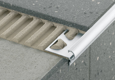 钢楼梯扣条 - SCHLÜTER®-TREP-FL - Schluter-Systems - 防滑