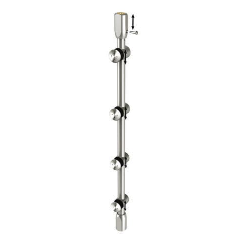 不锈钢固定装置 - 03 32 36 31 Series - SADEV - 门用 / 用于室内 / 用于玻璃