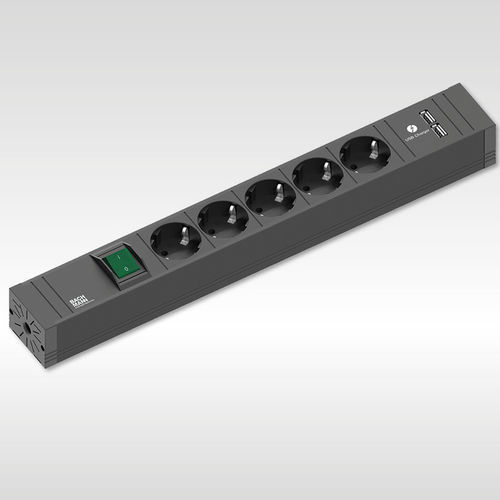 电源插座 - CONNECT LINE - BACHMANN - USB / 多头 / 用于办公室