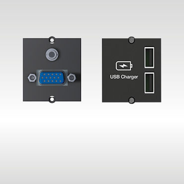 USB插座 - MODULES CUSTOM - BACHMANN - HDMI / 台面式 / 明装