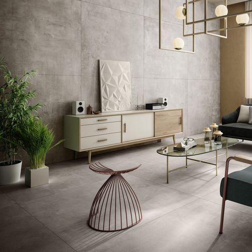 瓷质瓷砖 - MAXIMUS BASIC CONCRETE XL - RAK Ceramics - 哑光 / 室内 / 墙面
