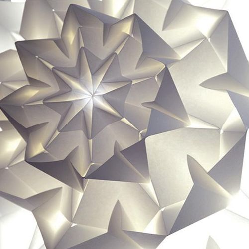 聚酯织物类膜材 - ORIGAMI DROP - PROCÉDÉS CHÉNEL INTERNATIONAL - 纸质 / 用于吊顶天花板 / 室内装潢