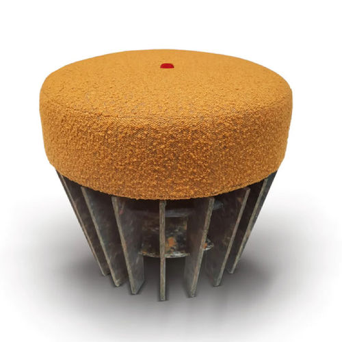 现代风格软包脚凳 - CUPCAKE - PROCÉDÉS CHÉNEL INTERNATIONAL - 布料 / 聚酯 / 纸质
