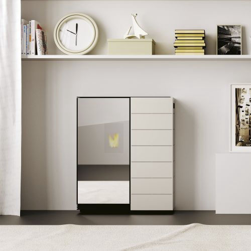 颗粒采暖炉 - DENISE - PALAZZETTI LELIO - 5 kW...10 kW / 独立式 / 现代风格