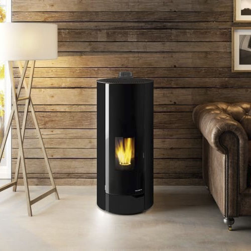颗粒采暖炉 - NINA - PALAZZETTI LELIO - 5 kW...10 kW / 落地式 / 现代风格