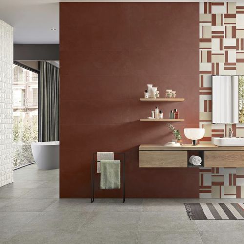 陶瓷砖 - EVEN : CHERRY - Panaria ceramica - 室内 / 墙面 / 仿混凝土