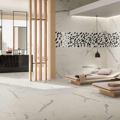 陶土瓷砖 - ETERNITY : STATUARIO WHITE - Panaria ceramica - 哑光 / 高亮光 / 室内