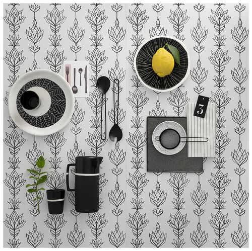 陶土瓷砖 - GLAM : WASHI - Panaria ceramica - 室内 / 墙面 / 花卉图案