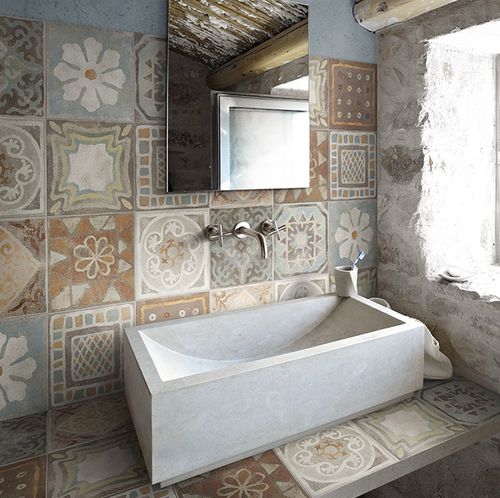 陶土瓷砖 - MEMORY MOOD : DECORS - Panaria ceramica - 哑光 / 室内 / 浴室