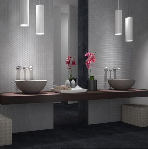陶土瓷砖 - EXPERIENCE 0.3 : GRIGIO VIVO - Panaria ceramica - 抛光 / 天然饰面 / 夹层