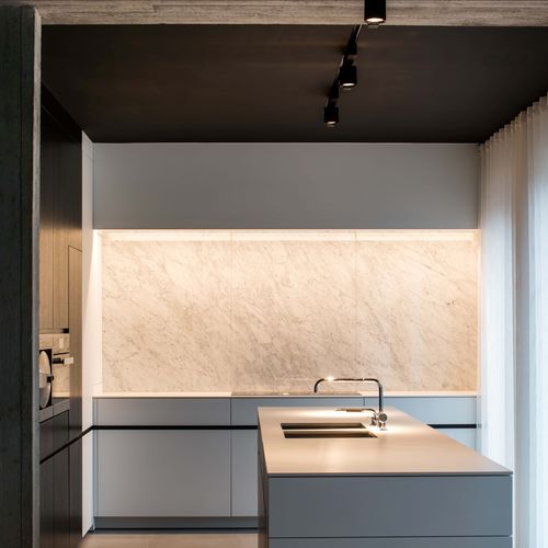 大理石厨房防溅板 - BIANCO CARRARA CS - OCCITANIE PIERRES - 高强度