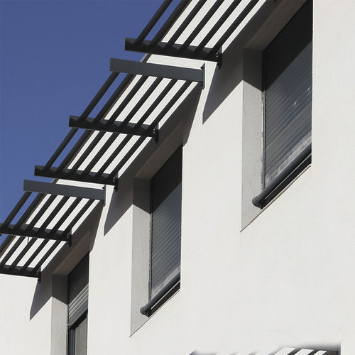 铝制建筑遮阳板 - ORIAL - 用于窗 / 卧式 / 刚性
