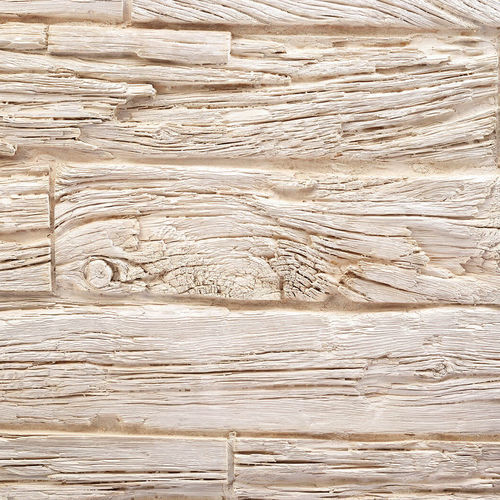 聚酯装饰面板 - HORIZONTAL WOODEN SLEEPERS OFF-WHITE - MSD Panels - 玻璃纤维 / 墙面 / 印花