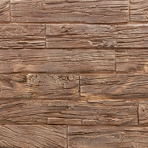 聚酯装饰面板 - HORIZONTAL WOODEN SLEEPERS BROWN - MSD Panels - 玻璃纤维 / 墙面 / 印花