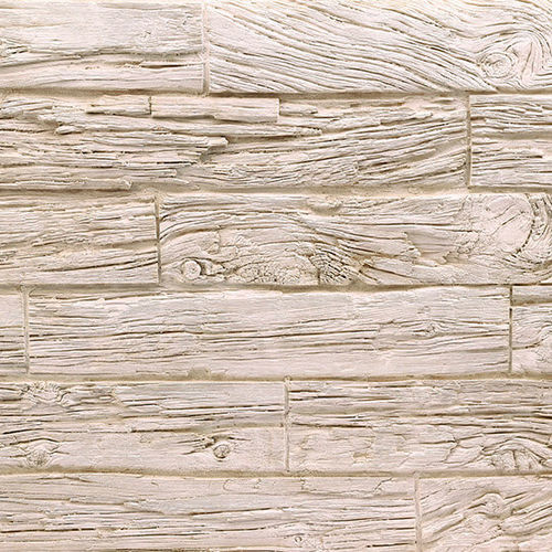 聚氨酯树脂装饰面板 - HORIZONTAL WOODEN SLEEPERS OFF-WHITE - MSD Panels - 玻璃纤维 / 墙面 / 印花