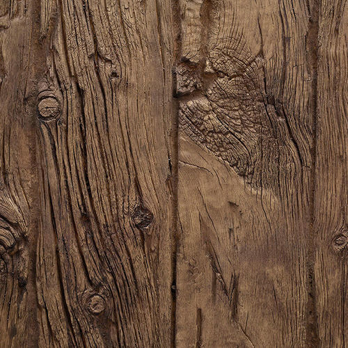 聚酯装饰面板 - VERTICAL WOODEN SLEEPERS OLD WALNUT - MSD Panels - 玻璃纤维 / 墙面 / 印花